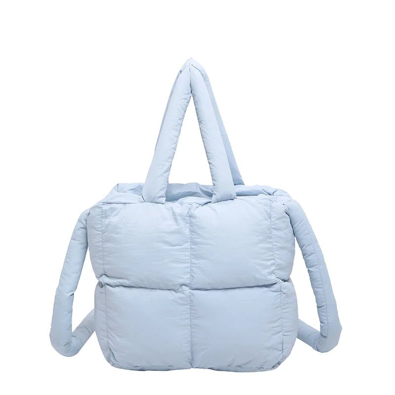 CloudCarry™ Luxe Puffer Tote – The Ultra - Lightweight Quilted Pillow Bag for Effortless Style - AMAZEA
