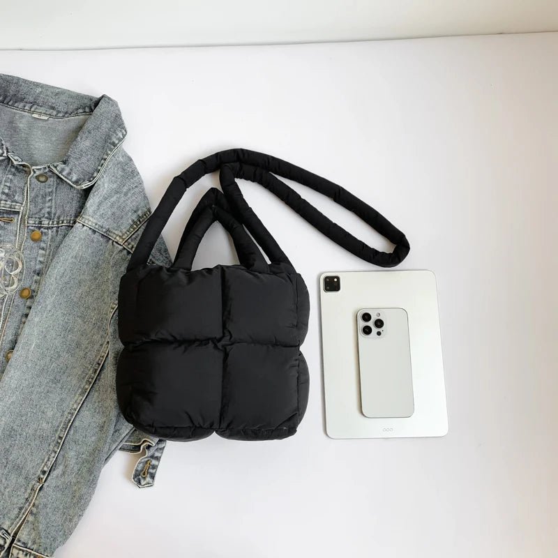 CloudCarry™ Luxe Puffer Tote – The Ultra - Lightweight Quilted Pillow Bag for Effortless Style - AMAZEA