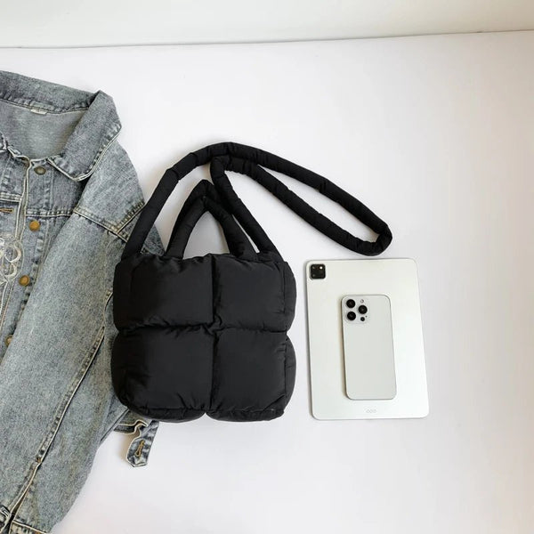 CloudCarry™ Luxe Puffer Tote – The Ultra - Lightweight Quilted Pillow Bag for Effortless Style - AMAZEA