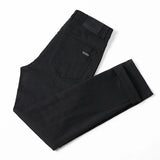 CoreFlex™ Pure Black Straight Fit Jeans - AMAZEA